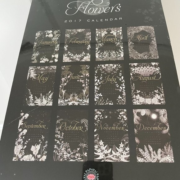 2 Moon Flowers 2017 Calendars for DIY ideas - Picture 7 of 9